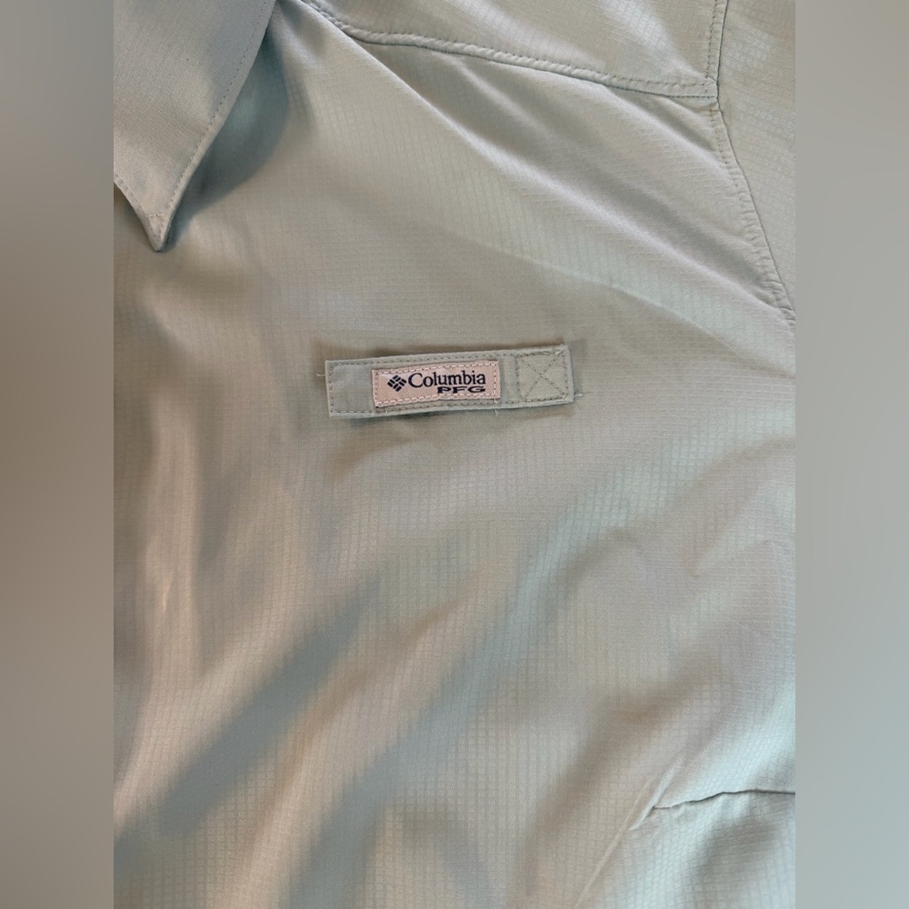 Columbia Women's PFG Tamiami II Long Sleeve Fishing Shirt Blue 3X - Picture 5 of 14